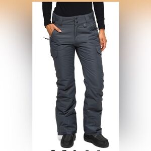 Arctix Women's Snow Sports Insulated Cargo Pants, Steel, XS/ 583-BB4